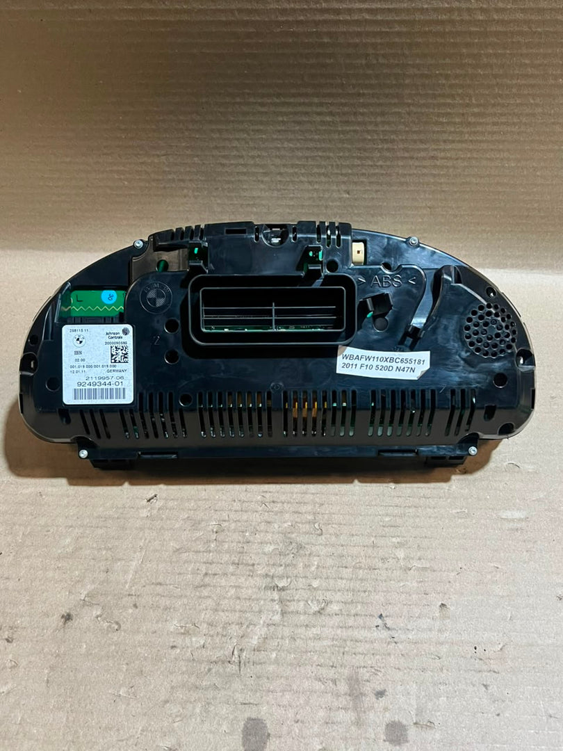 BMW 528i 535i F10 F11 Instrument Cluster Speedometer 9249344 OEM 2011-2016