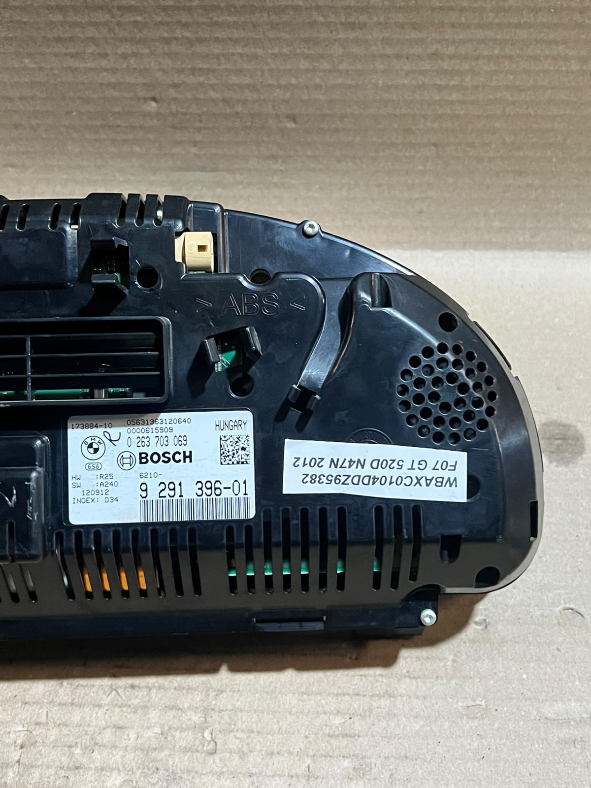 BMW 740i F01 F02 F10 F11 Digital Speedometer Instrument Cluster 9291396 OEM