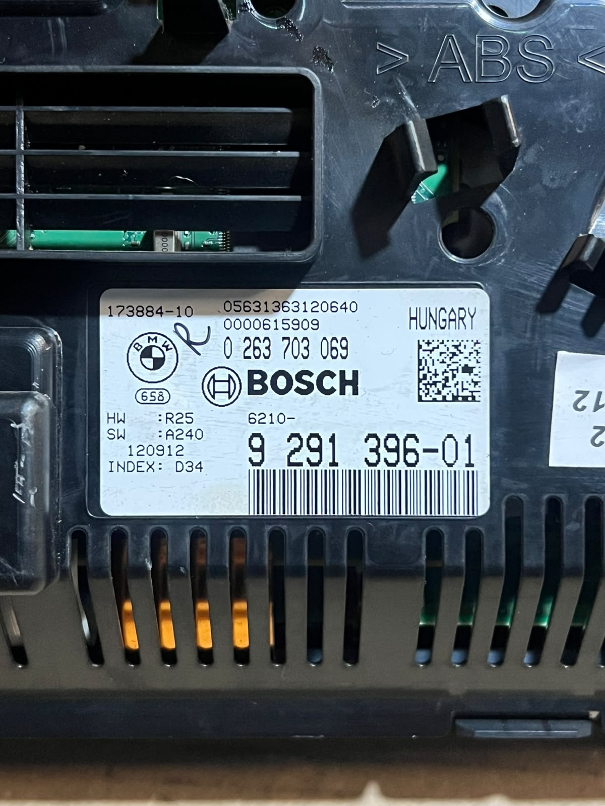BMW 740i F01 F02 F10 F11 Digital Speedometer Instrument Cluster 9291396 OEM