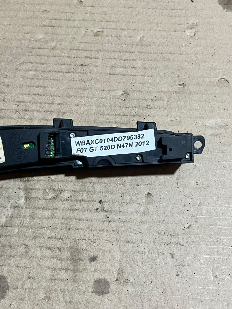 BMW 7 Series F01 F02 F03 F04 Center Console Multifunction Control Switch 9201484 OEM