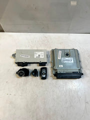 BMW 520d F10 N47N Engine ECU DDE CAS4 Key Complete Set 8513250 OEM