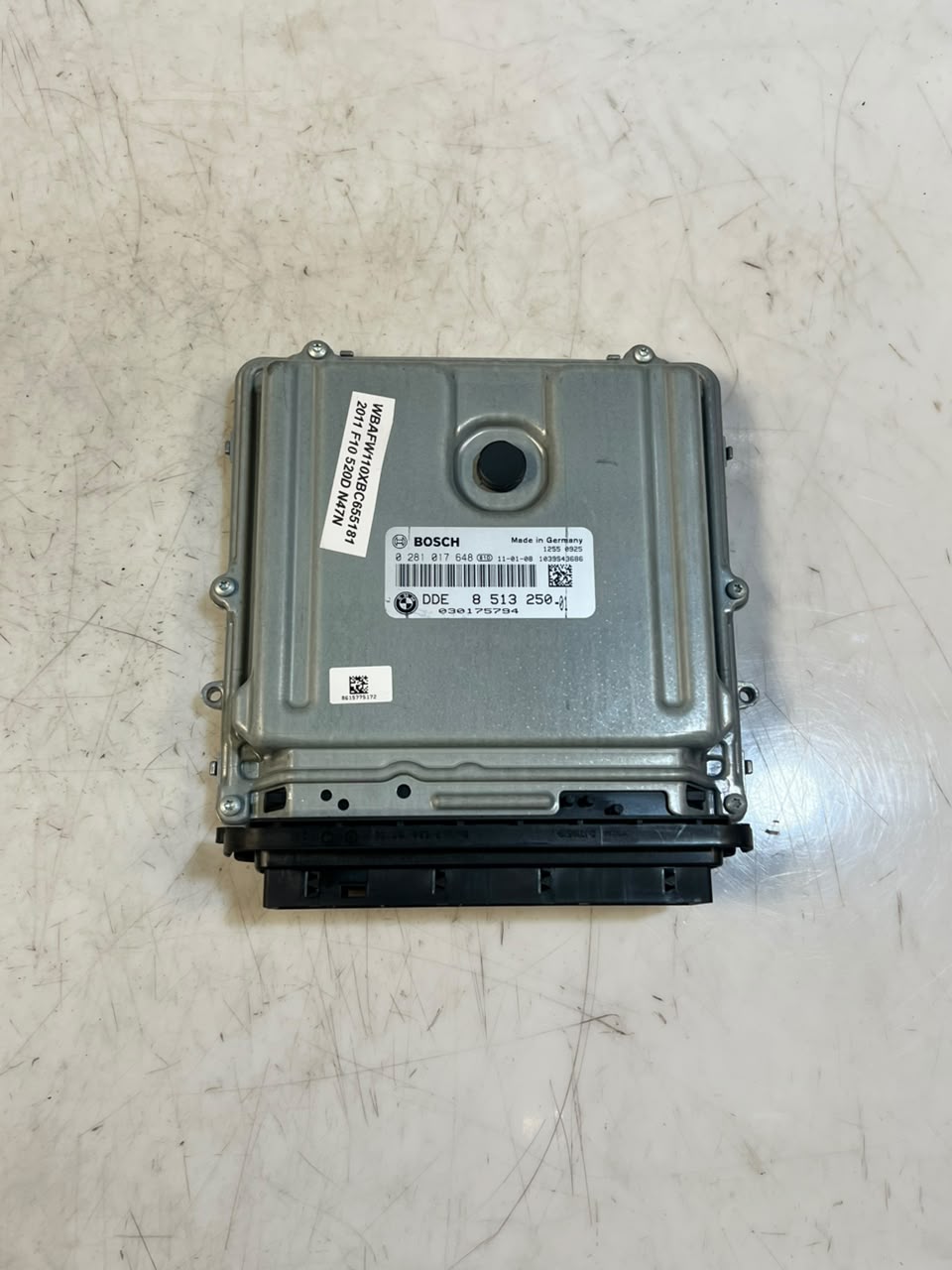 BMW 520d F10 N47N Engine ECU DDE CAS4 Key Complete Set 8513250 OEM