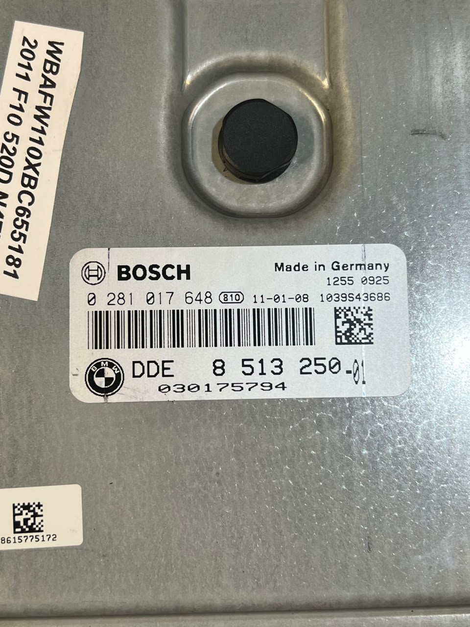 BMW 520d F10 N47N Engine ECU DDE CAS4 Key Complete Set 8513250 OEM