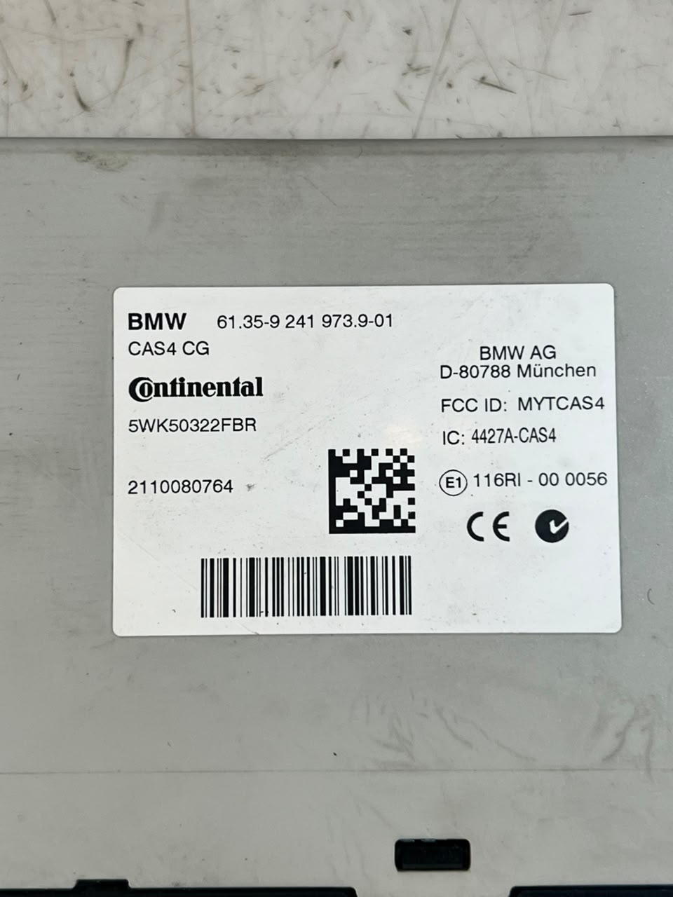 BMW 520d F10 N47N Engine ECU DDE CAS4 Key Complete Set 8513250 OEM