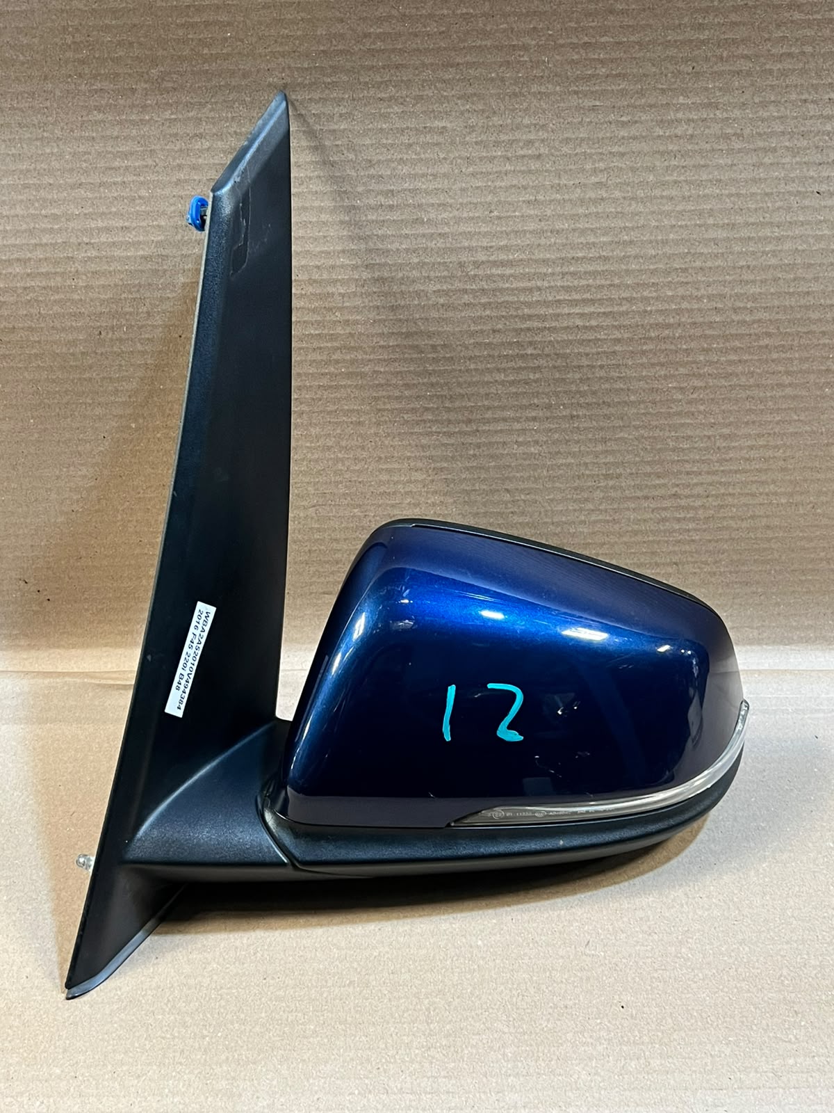 2016 BMW 220i F45 B48 Left Side Wing Door Mirror A049542 Used Genuine OEM