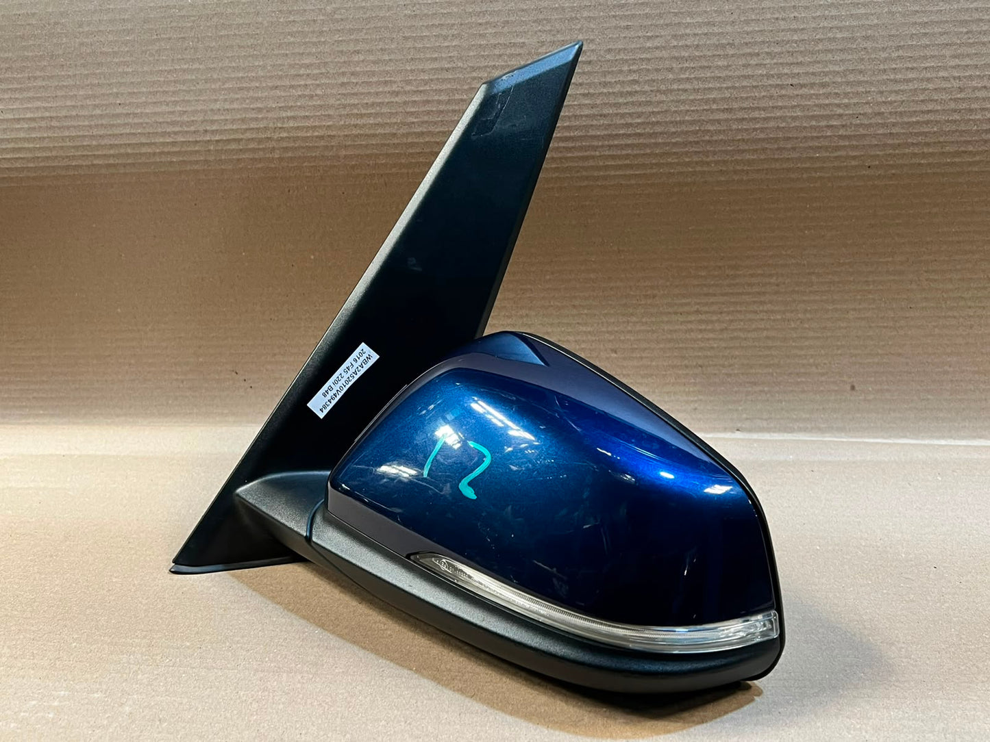 2016 BMW 220i F45 B48 Left Side Wing Door Mirror A049542 Used Genuine OEM