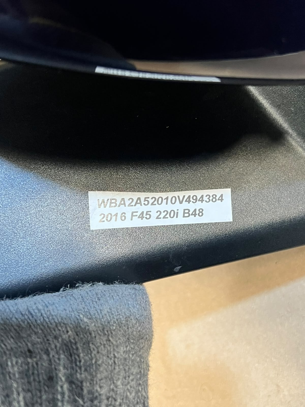 2016 BMW 220i F45 B48 Left Side Wing Door Mirror A049542 Used Genuine OEM