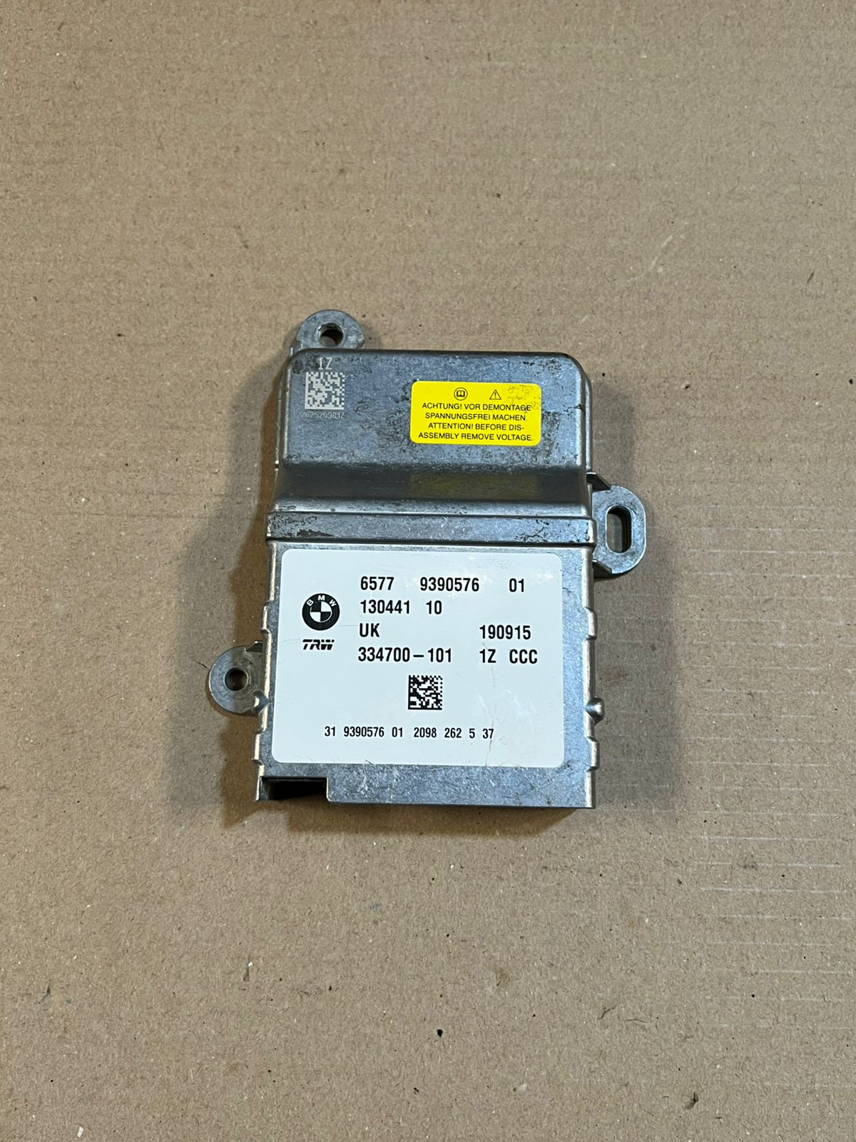 BMW X1 F48 2 Series F45 F46 Airbag SRS Control Module ECU 9390576 OEM