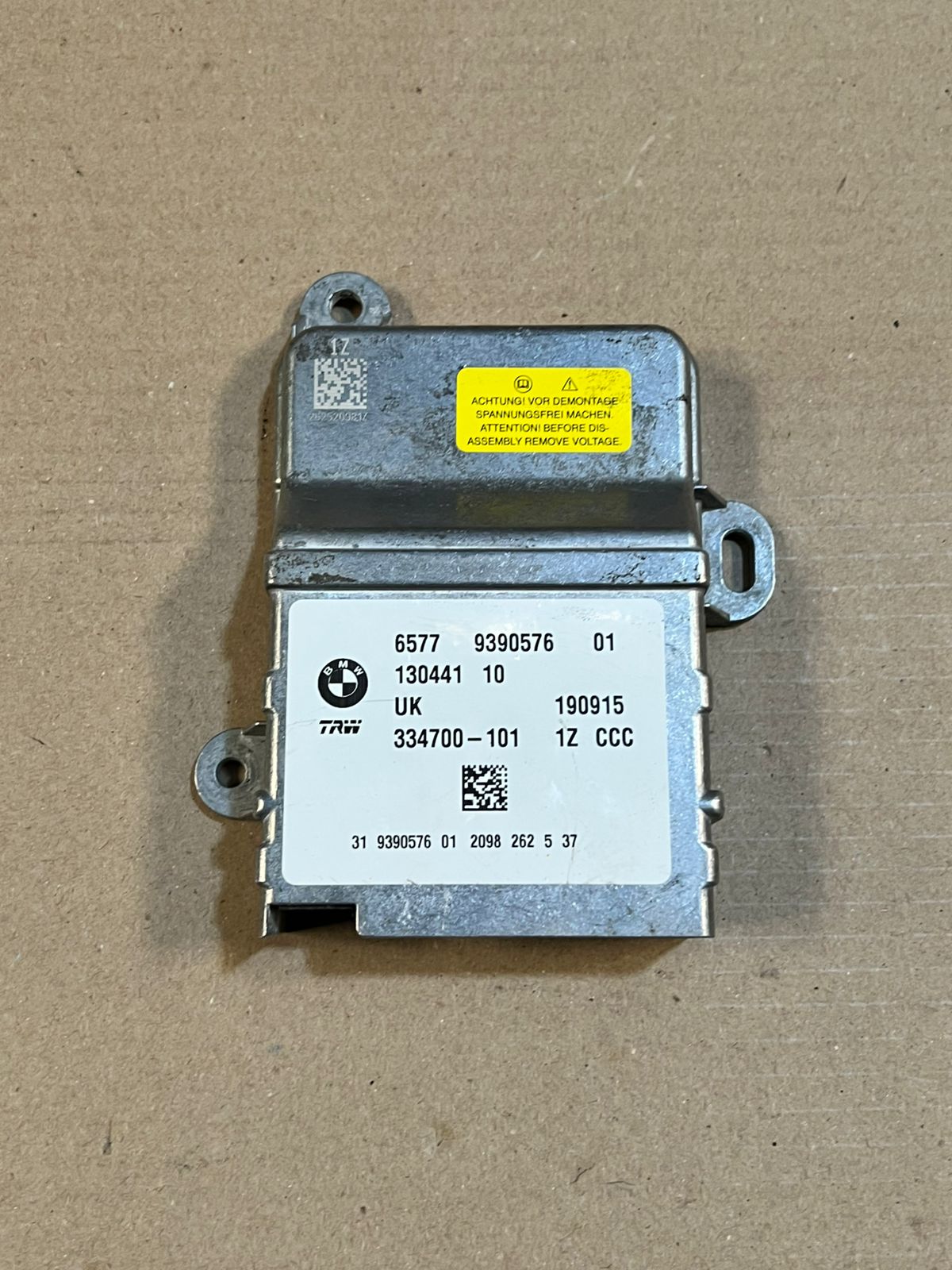 BMW X1 F48 2 Series F45 F46 Airbag SRS Control Module ECU 9390576 OEM