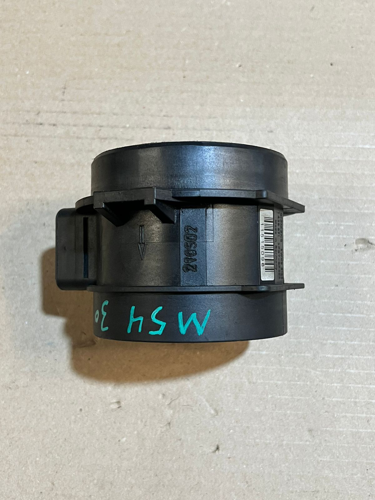 2001-2005 BMW 330i E46 M54 Mass Air Flow MAF Sensor 1438871 OEM