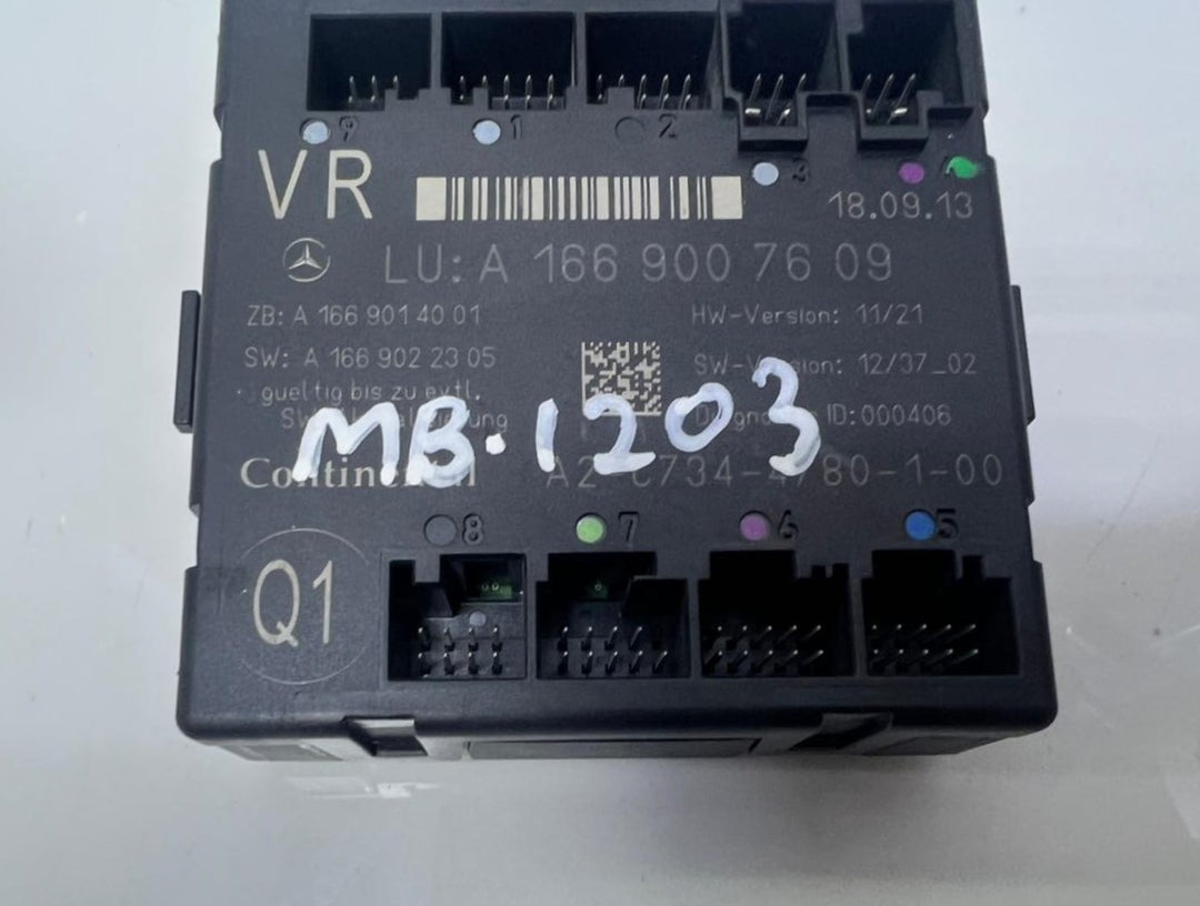 2012-2016 Mercedes-Benz GL550 Door Control Module A1669007609 GL-Class X166 ML-Class ML63 AMG OEM