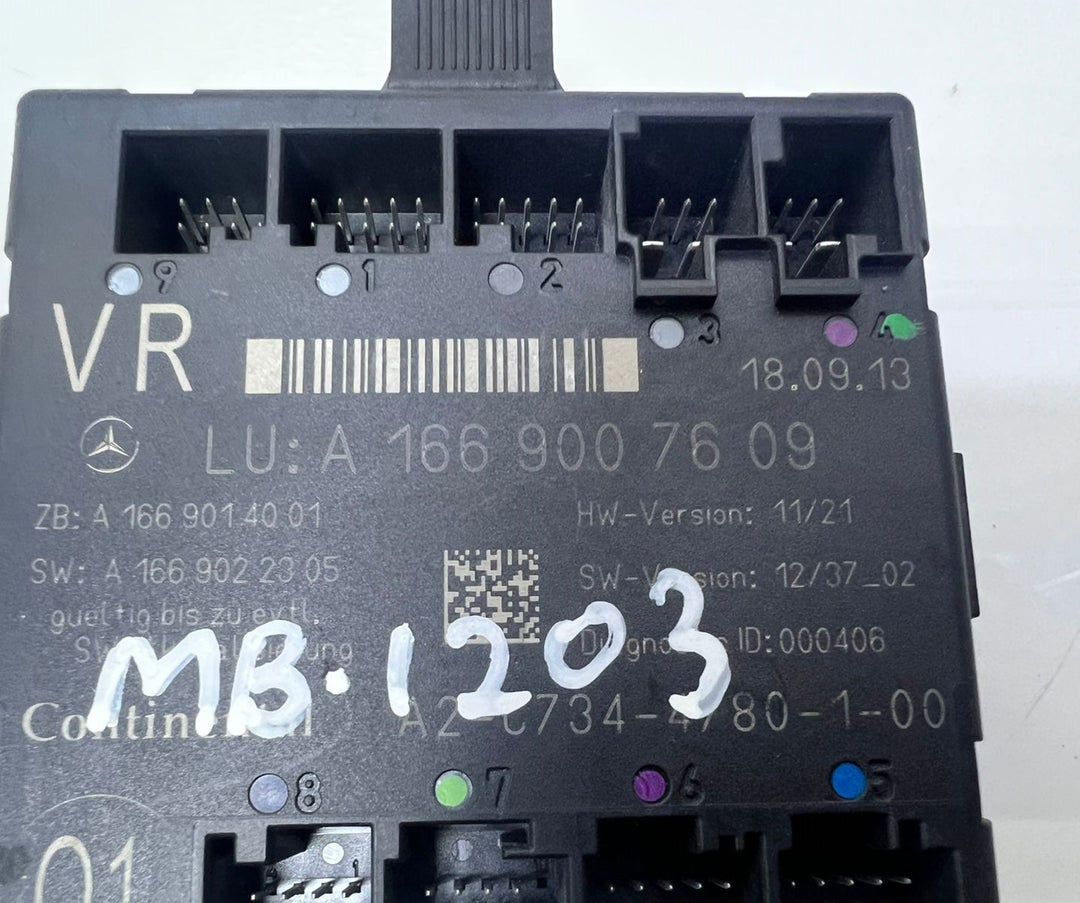 2012-2016 Mercedes-Benz GL550 Door Control Module A1669007609 GL-Class X166 ML-Class ML63 AMG OEM