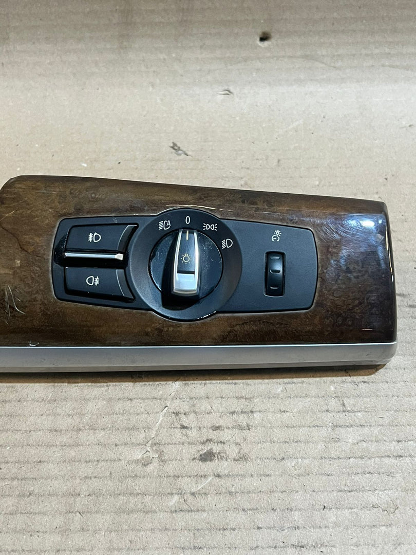 BMW X3 F25 5 Series F10 F11 F07 RHD Headlight Light Switch 9192744 OEM