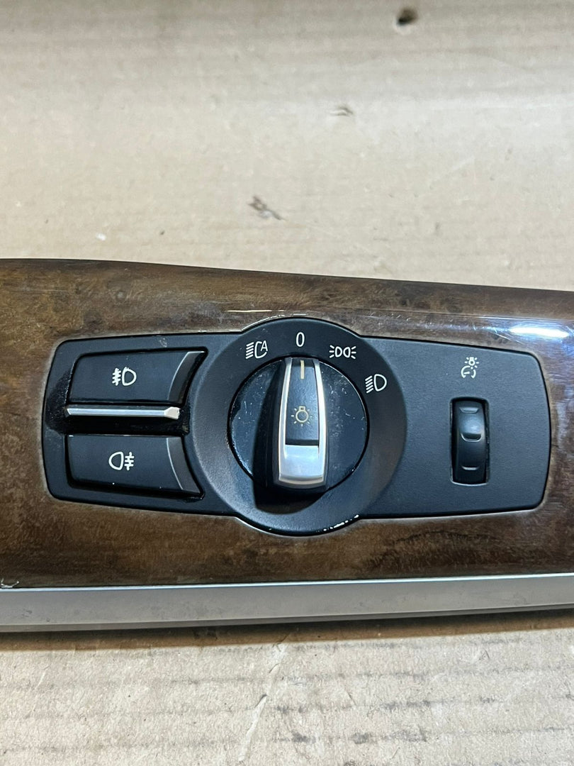BMW X3 F25 5 Series F10 F11 F07 RHD Headlight Light Switch 9192744 OEM