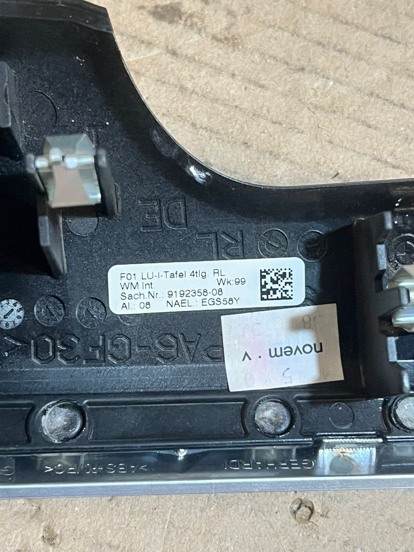 BMW X3 F25 5 Series F10 F11 F07 RHD Headlight Light Switch 9192744 OEM