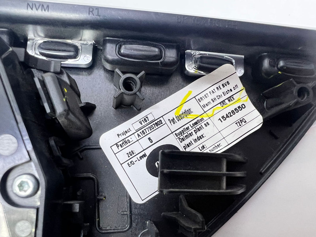 Mercedes-Benz GLE350 Right Trim Strip & Seat Switch A1677207802 W167 GLE-Class OEM