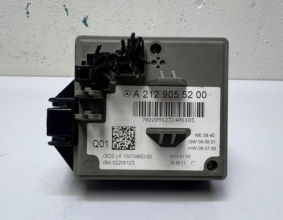 2009-2016 Mercedes-Benz E350 Ignition Switch Module & Key EZS/EIS A2129055200 W212 E-Class OEM