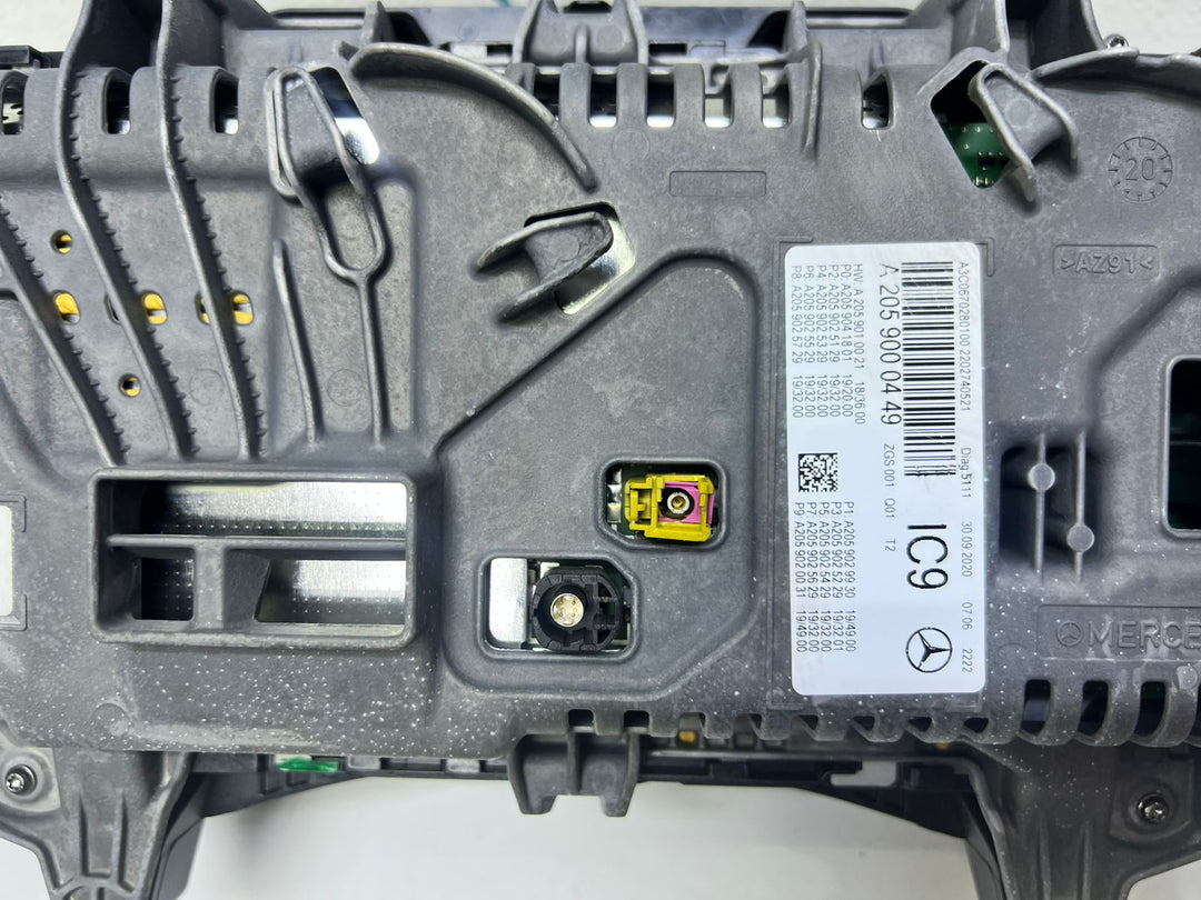2019-2021 Mercedes-Benz C300 Digital Instrument Cluster A2059000449 W205 C-Class OEM