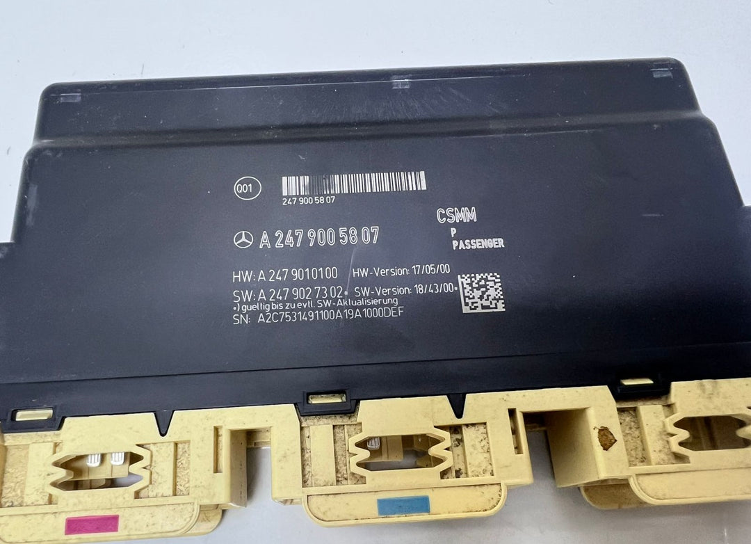 2019-2022 Mercedes-Benz A220 Seat Control Module A2479005807 W247 GLB B-Class OEM
