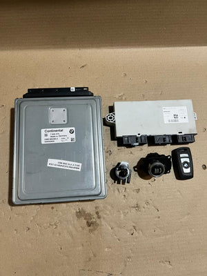 BMW 650i 750i F01 F02 F06 F12 F13 N63 Engine ECU DME CAS Key Set 7633374 OEM