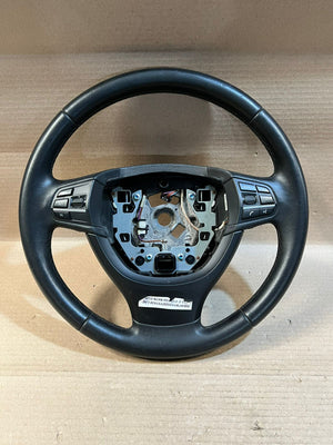 BMW 5 Series F10 F11 F01 Leather Multifunction Steering Wheel 6102364 OEM
