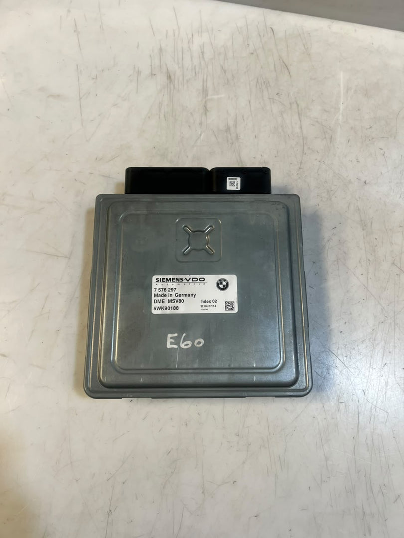 BMW 525i 325i E60 E61 E90 E91 N52 2.5L MSV80 ECU DME CAS Key Set 7576297 OEM