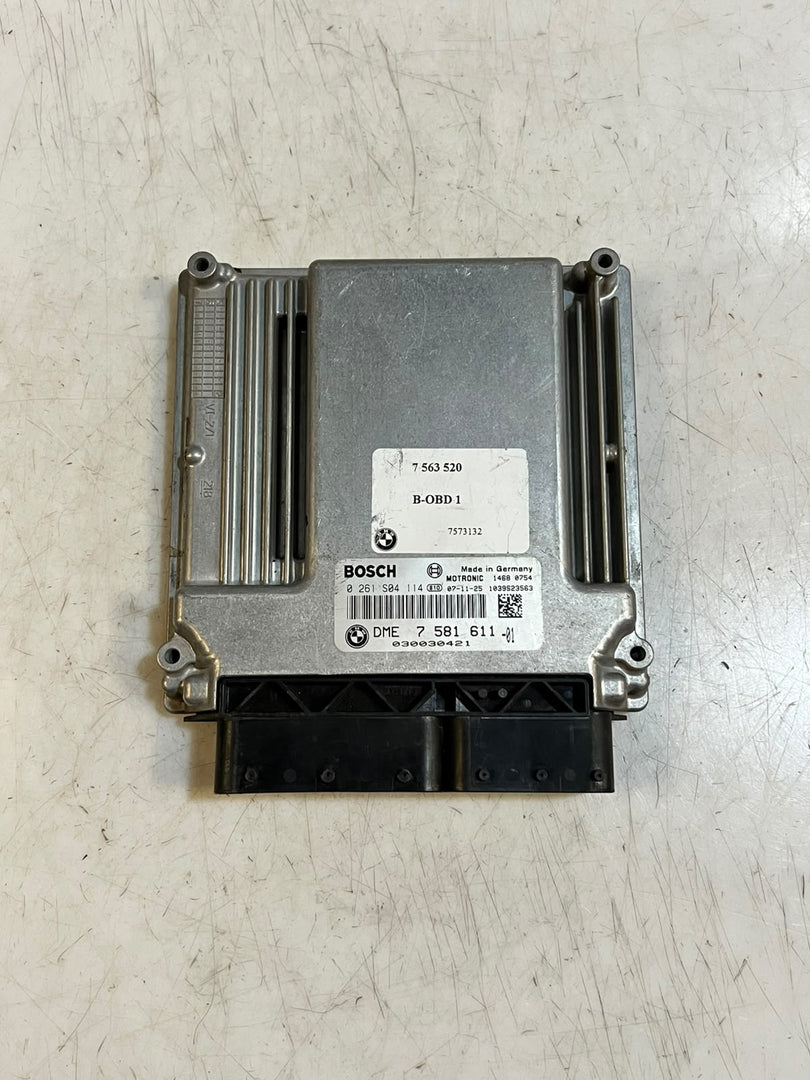 BMW E60 E87 E90 E91 318i 320i N46N Engine ECU DME 7581611 Bosch 0261S04114 OEM
