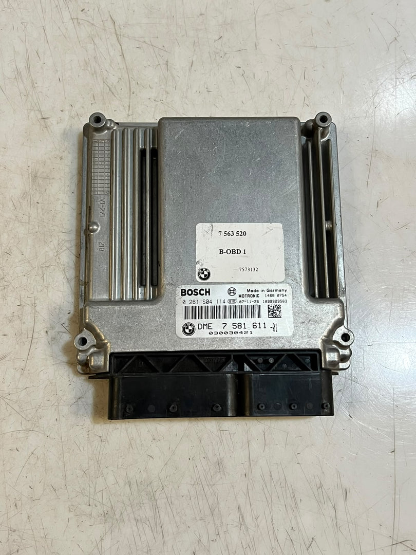 BMW E60 E87 E90 E91 318i 320i N46N Engine ECU DME 7581611 Bosch 0261S04114 OEM