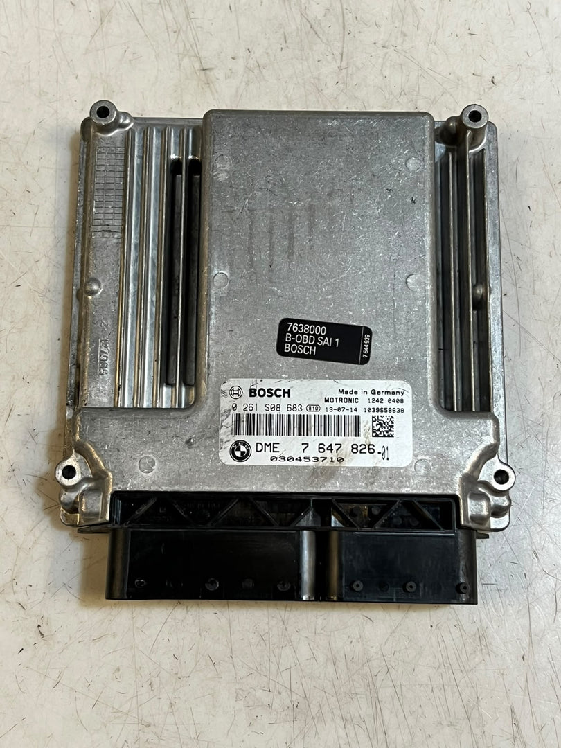 BMW 1 3 Series E82 E87 E88 E90 N46N 2.0L Engine ECU DME 7647826 Bosch 0261S08683 OEM