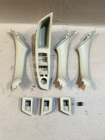 Load image into Gallery viewer, BMW 5 Series F10 F11 F18 Beige Interior Door Pull Handle Window Switch Trim Set New