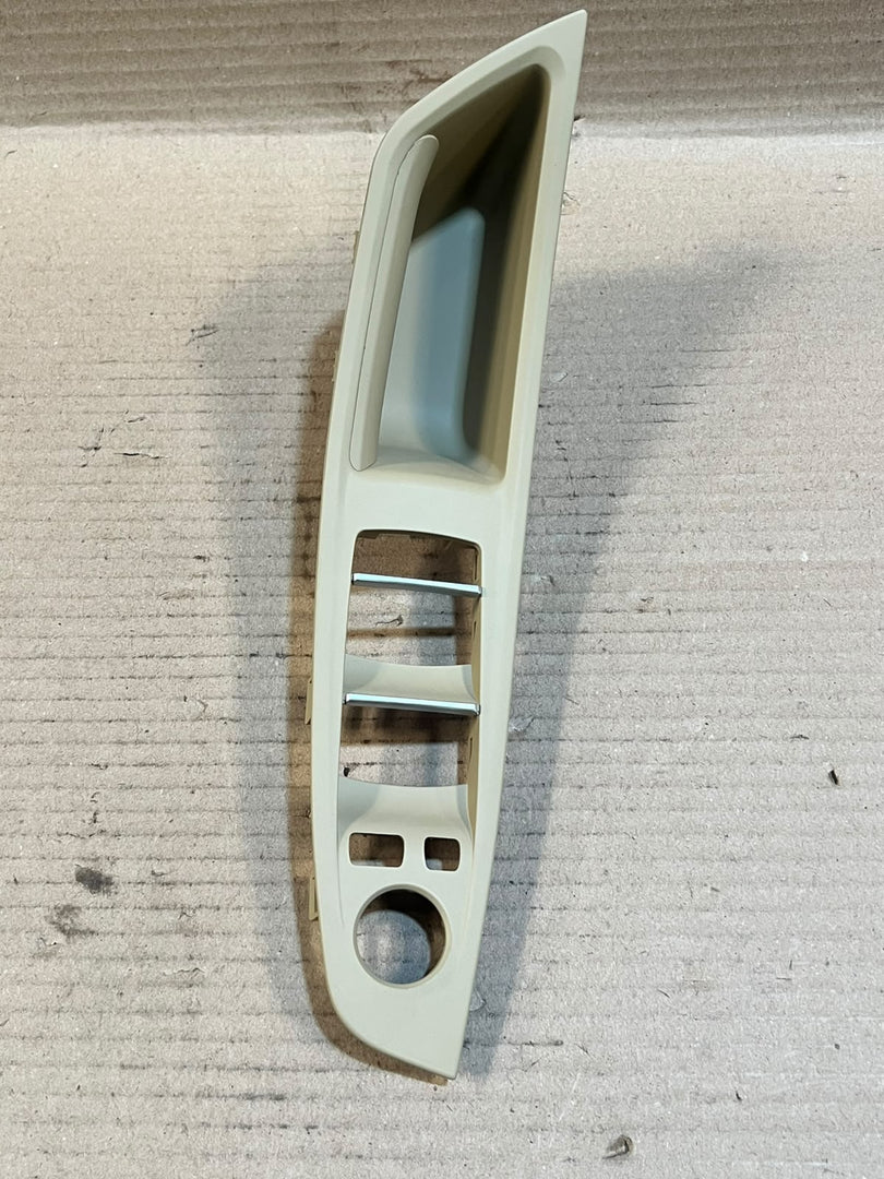 BMW 5 Series F10 F11 F18 Beige Interior Door Pull Handle Window Switch Trim Set New