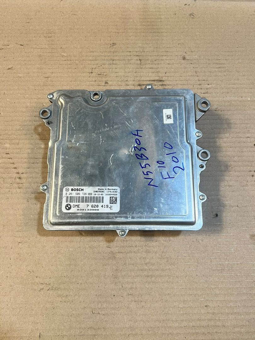 BMW 535i F10 F11 F07 N55 3.0L Engine ECU DME MEVD172 7620419 OEM