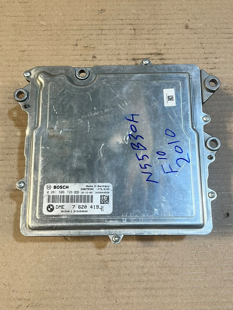 BMW 535i F10 F11 F07 N55 3.0L Engine ECU DME MEVD172 7620419 OEM