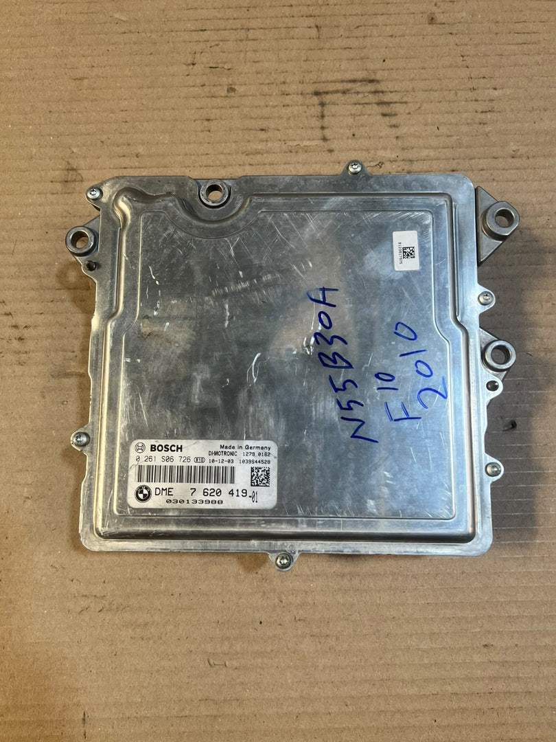 BMW 535i F10 F11 F07 N55 3.0L Engine ECU DME MEVD172 7620419 OEM