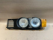 1989 BMW 735i E32 M30 USA Twin Headlight Headlamp Turn Signal Grille Assembly OEM