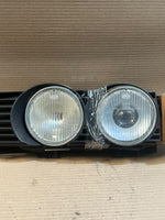 Load image into Gallery viewer, 1989 BMW 735i E32 M30 USA Twin Headlight Headlamp Turn Signal Grille Assembly OEM