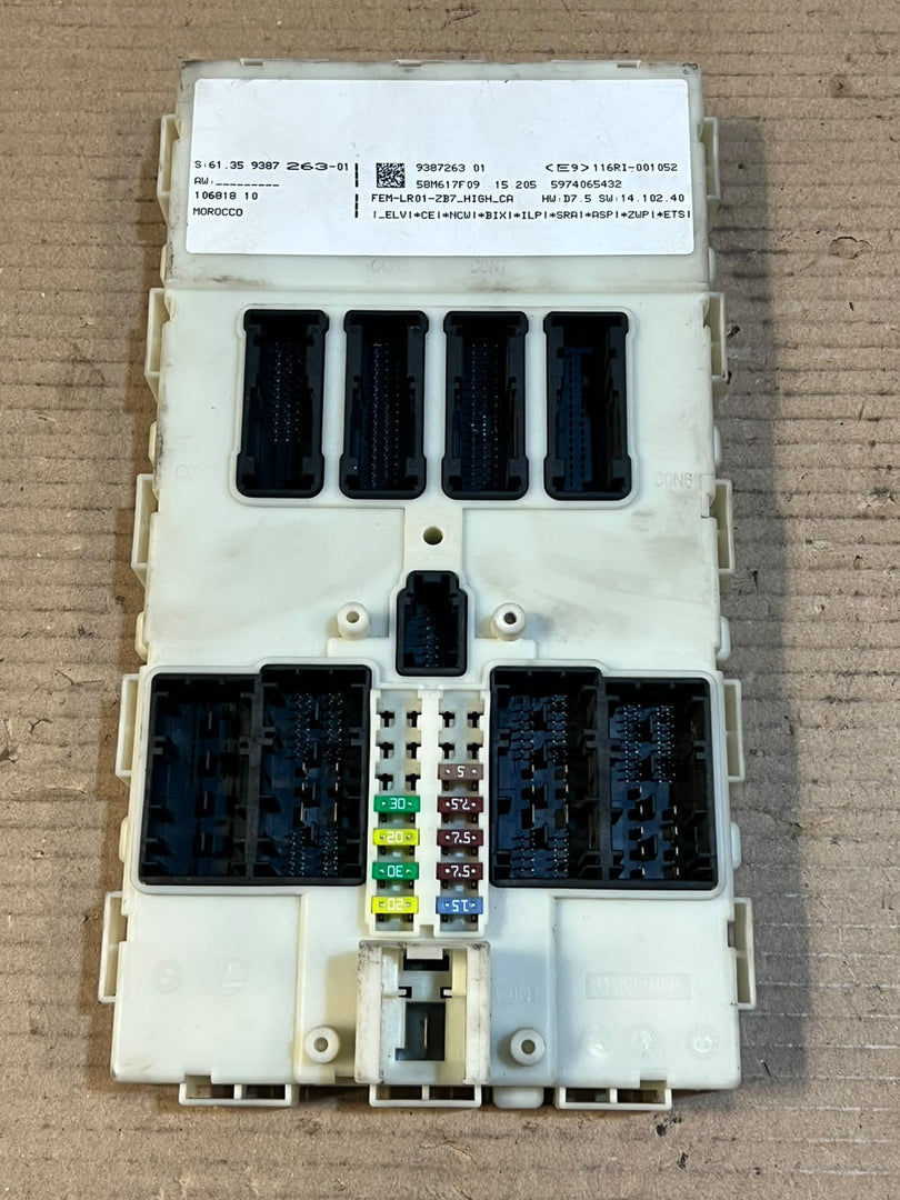 BMW F30 F32 F33 F36 F80 F82 Front Electronic Module FEM 9387263 OEM