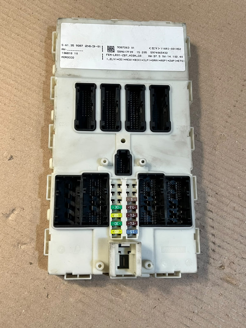 BMW F30 F32 F33 F36 F80 F82 Front Electronic Module FEM 9387263 OEM