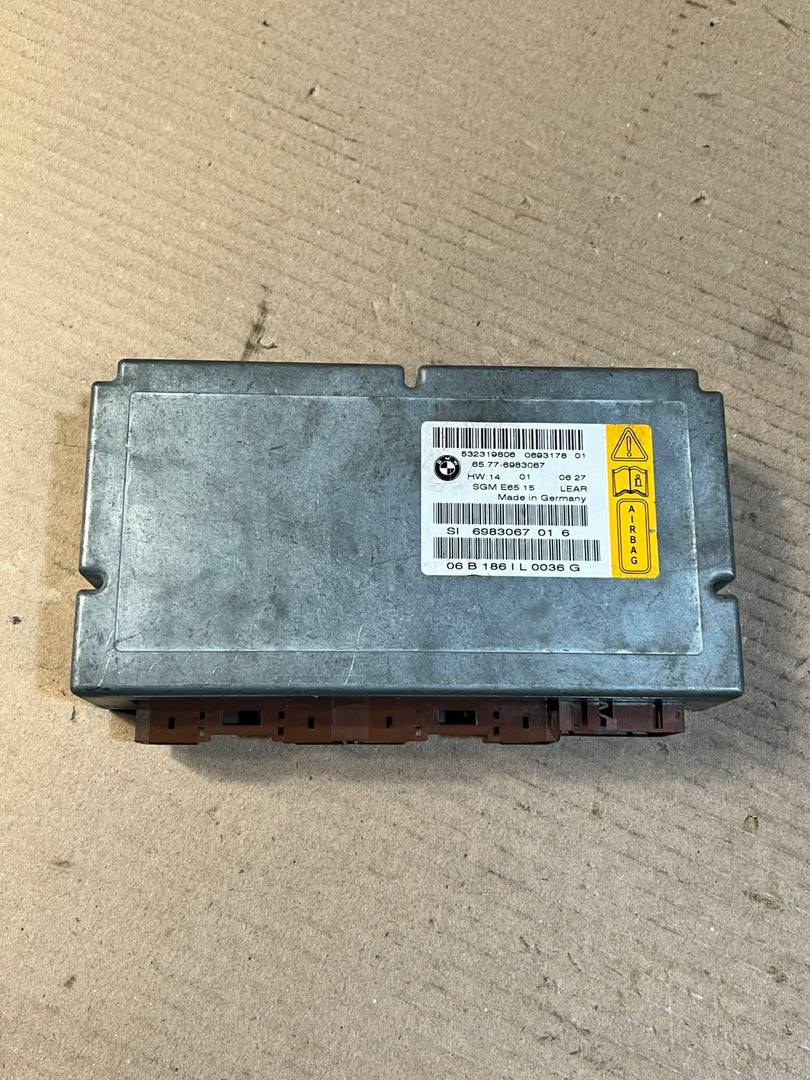BMW 7 Series E65 E66 E67 Airbag SRS ECU Gateway Control Module 6983067 OEM