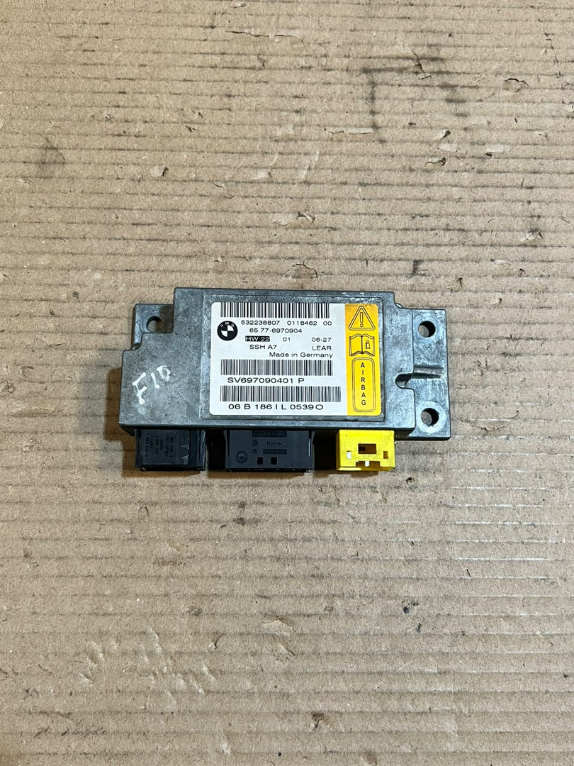 BMW 7 Series E65 E66 E67 Rear Seat Airbag Impact Sensor SRS Module 6970904 OEM