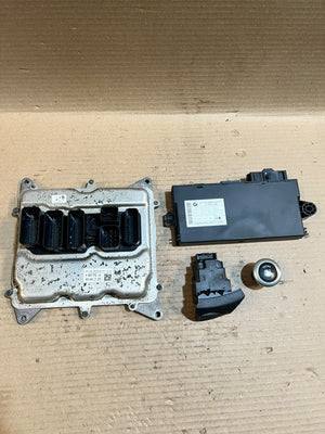 2012 BMW X1 E84 N20 ECU DME CAS3 Key Set 8603576 0261S08838 OEM