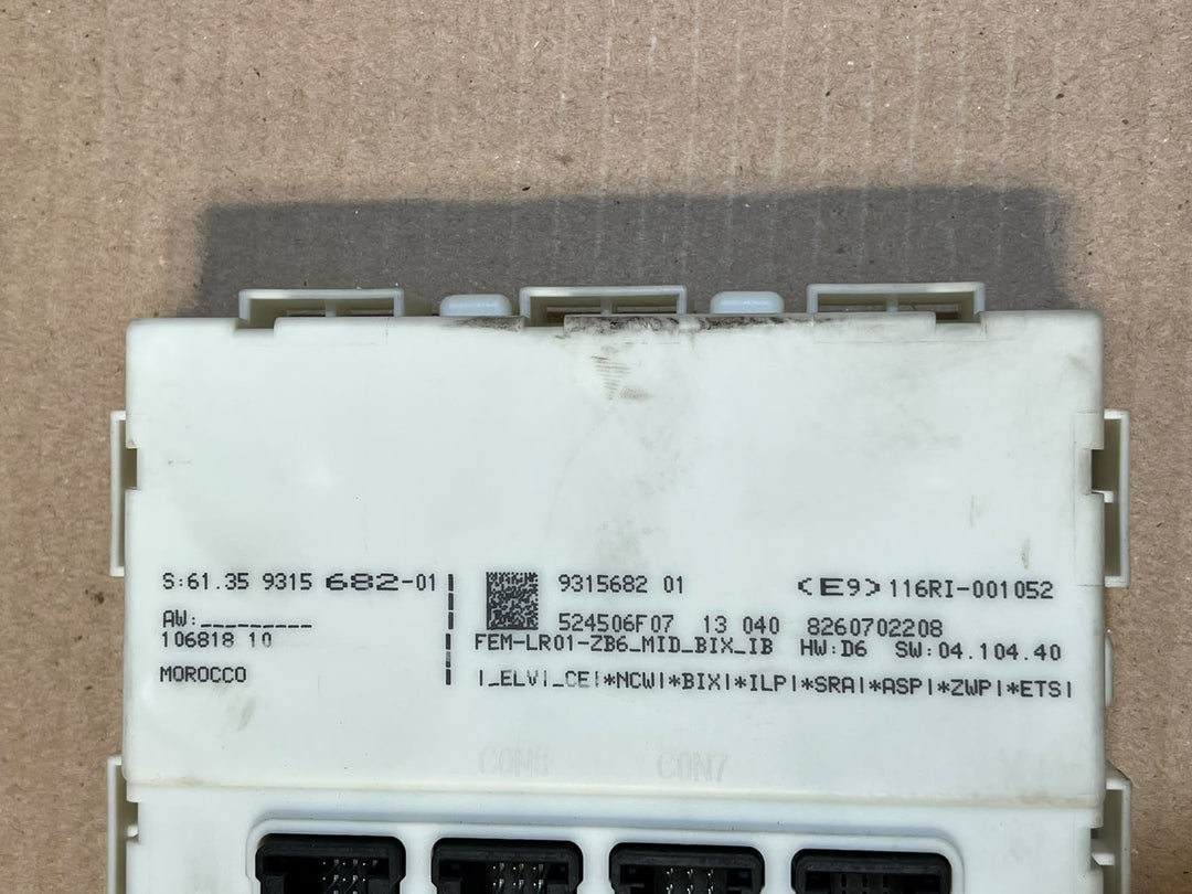 2013 BMW 328i F30 N20 ECU DME FEM Key Complete Set 8610635 0261S09264 OEM