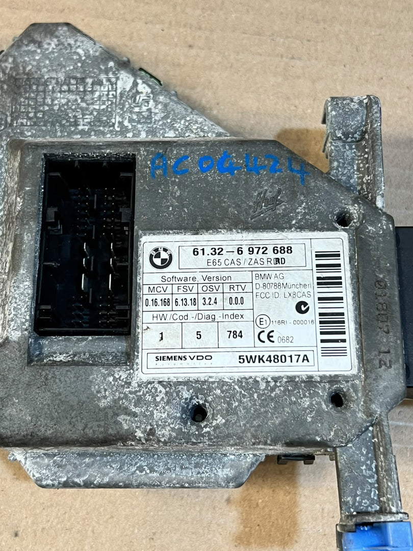 BMW E60 E61 E90 E91 N52 2.5L 3.0L ECU DME MSV70 + Key ZAS 7561684 OEM