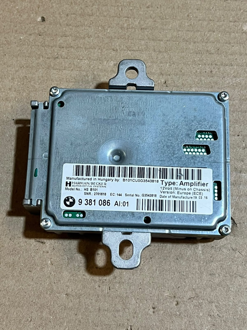 BMW F10 F11 F06 F12 F13 F15 X5 F16 X6 Active Sound Design ASD Amplifier 9381086 OEM