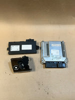 Bild in die Galerieansicht laden, BMW X5 E70 3.0d M57N2 Engine ECU DDE CAS3 Key Set 7805585 0281014205 OEM