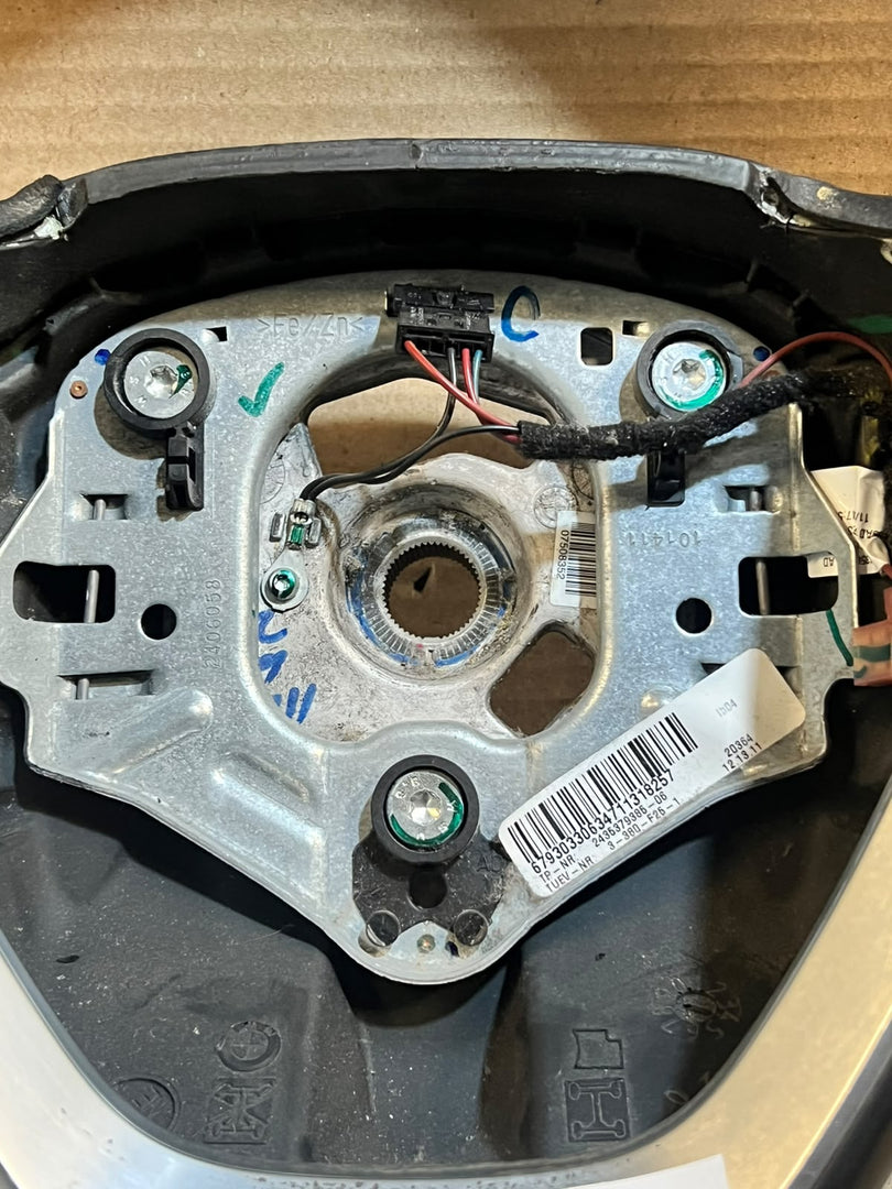 BMW X5 E70 X3 F25 M Sport Leather Steering Wheel 2406058 OEM