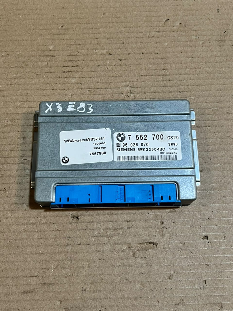 2004-2006 BMW X3 E83 Automatic Transmission Control Module EGS TCU 7552700 OEM
