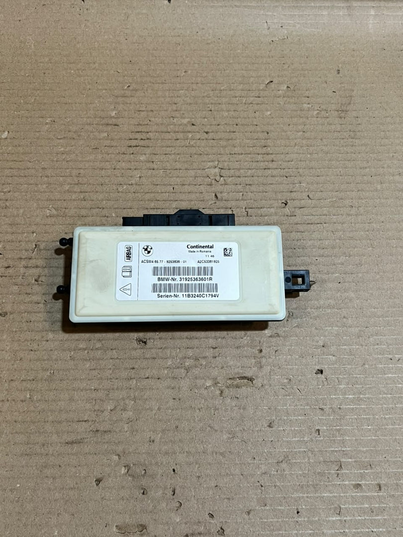 BMW F10 F11 F06 F12 F13 F25 X3 Airbag SRS Control Module ECU 9253636 OEM