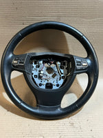 Bild in die Galerieansicht laden, BMW 5 7 Series F10 F11 F07 F01 F02 Leather Multifunction Steering Wheel 6102364 OEM