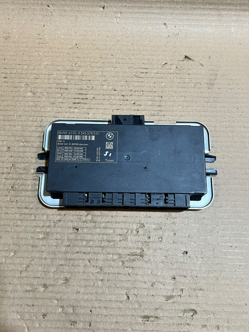 2014-2016 BMW X3 F25 X4 F26 FRM3 Footwell Light Control Module 9345378 OEM